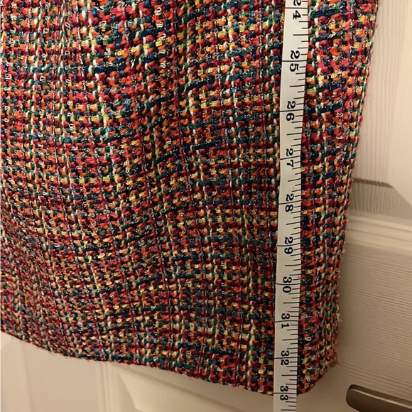 House of Cb Gabrielle Strapless Multicolor Tweed New Dress - Picture 8 of 9